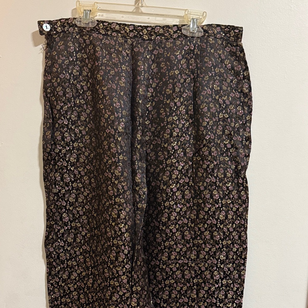 Floral Patterned vintage trousers